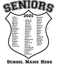 School Senior and school leaver Polo Shirts 2019